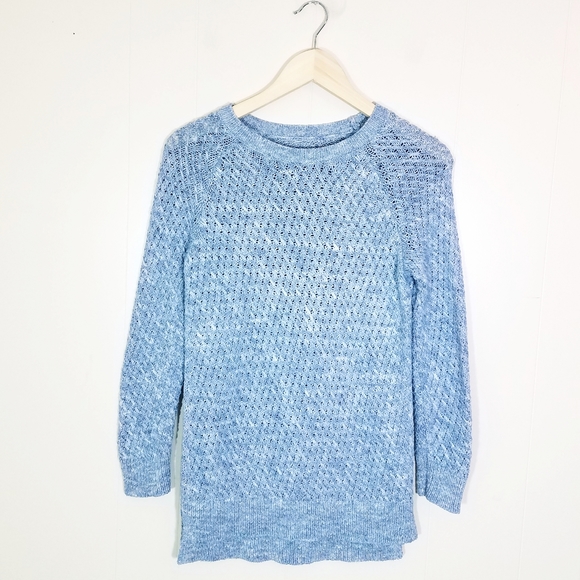 Lou & Grey Sweaters - Lou & Grey Woven Crewneck Sweater